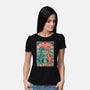 Love Is Not Dead Cute Dinosaurs-Womens-Basic-Tee-tobefonseca