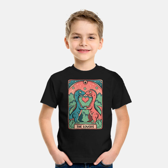 Love Is Not Dead Cute Dinosaurs-Youth-Basic-Tee-tobefonseca