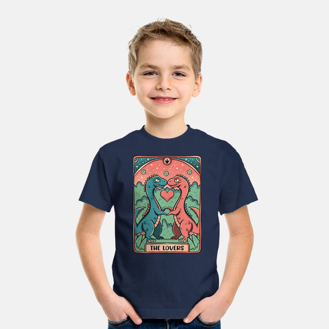 Love Is Not Dead Cute Dinosaurs-Youth-Basic-Tee-tobefonseca