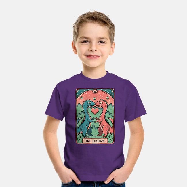 Love Is Not Dead Cute Dinosaurs-Youth-Basic-Tee-tobefonseca