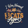 I Was Normal Three Cats Ago-Mens-Basic-Tee-tobefonseca