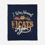 I Was Normal Three Cats Ago-None-Fleece-Blanket-tobefonseca