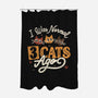 I Was Normal Three Cats Ago-None-Polyester-Shower Curtain-tobefonseca