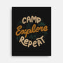 Camp Explore Repeat-None-Stretched-Canvas-tobefonseca