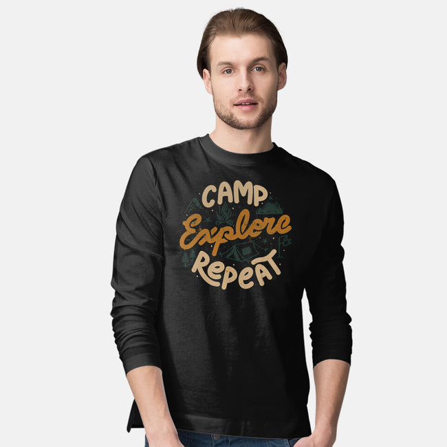 Camp Explore Repeat-Mens-Long Sleeved-Tee-tobefonseca