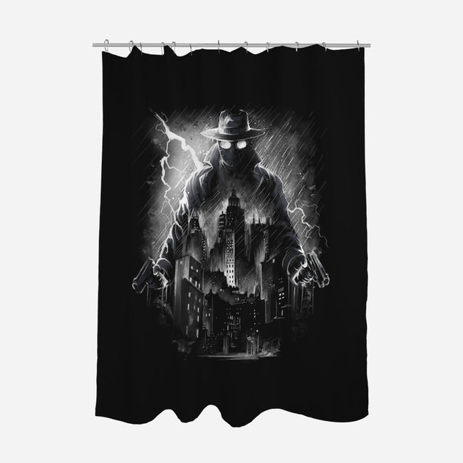 The Spider-None-Polyester-Shower Curtain-zascanauta