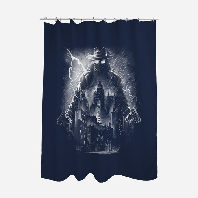 The Spider-None-Polyester-Shower Curtain-zascanauta