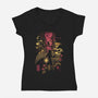 The Plague Doctor-Womens-V-Neck-Tee-Arinesart