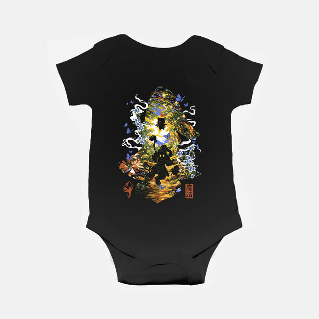 The Black Mage Of Dali-Baby-Basic-Onesie-Arinesart