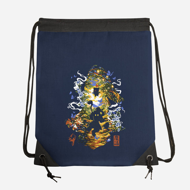 The Black Mage Of Dali-None-Drawstring-Bag-Arinesart