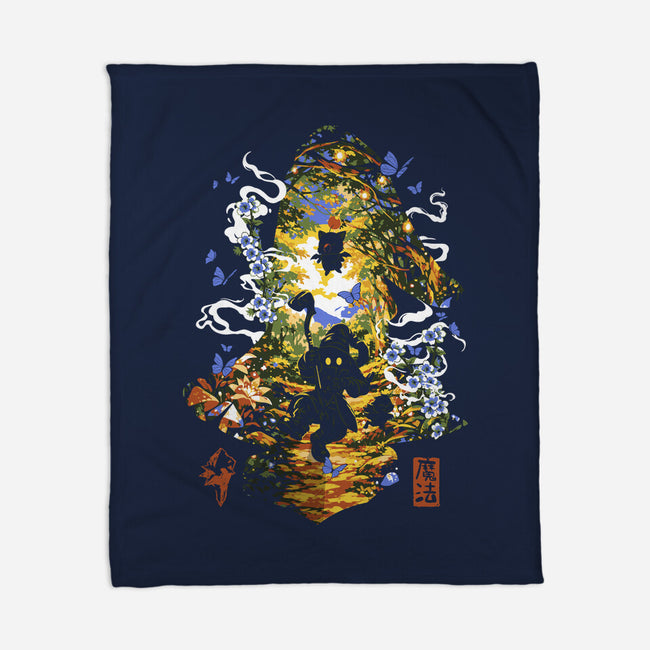 The Black Mage Of Dali-None-Fleece-Blanket-Arinesart