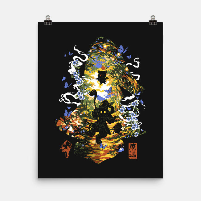 The Black Mage Of Dali-None-Matte-Poster-Arinesart