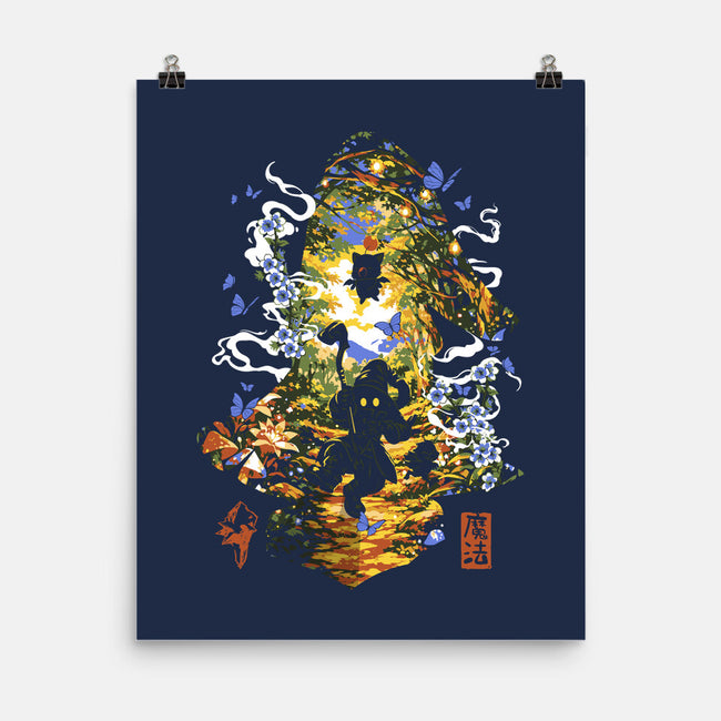 The Black Mage Of Dali-None-Matte-Poster-Arinesart