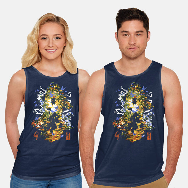 The Black Mage Of Dali-Unisex-Basic-Tank-Arinesart
