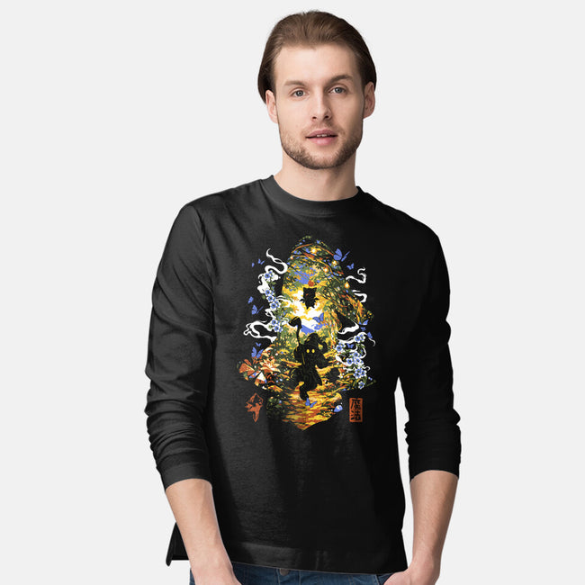 The Black Mage Of Dali-Mens-Long Sleeved-Tee-Arinesart