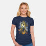 The Black Mage Of Dali-Womens-Fitted-Tee-Arinesart