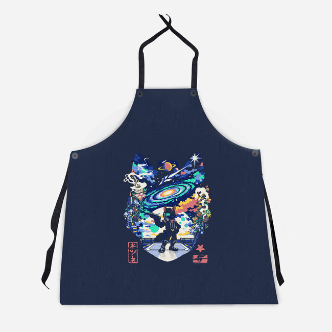 The Adventurer Fox-Unisex-Kitchen-Apron-Arinesart