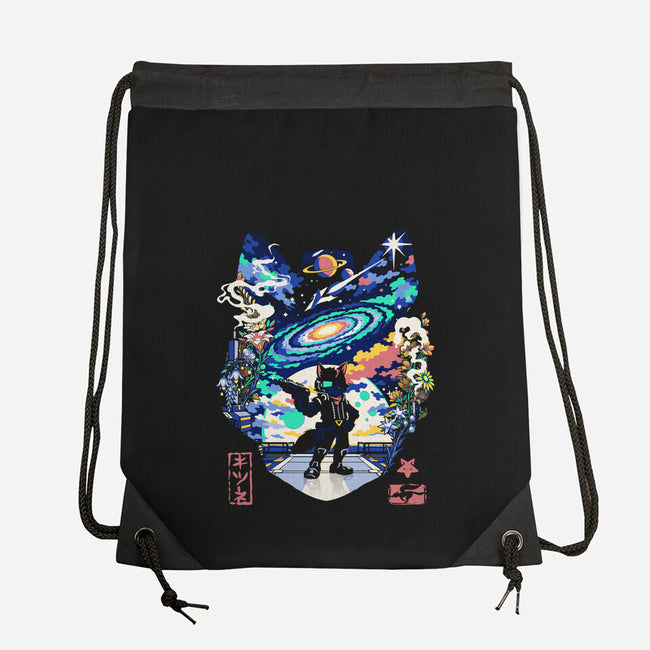 The Adventurer Fox-None-Drawstring-Bag-Arinesart