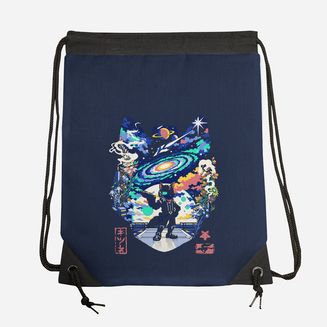 The Adventurer Fox-None-Drawstring-Bag-Arinesart