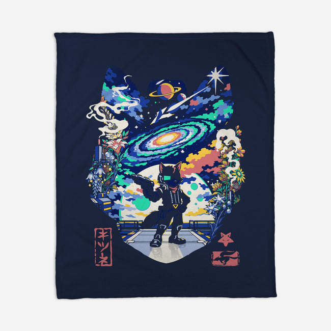 The Adventurer Fox-None-Fleece-Blanket-Arinesart