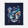 The Adventurer Fox-None-Fleece-Blanket-Arinesart