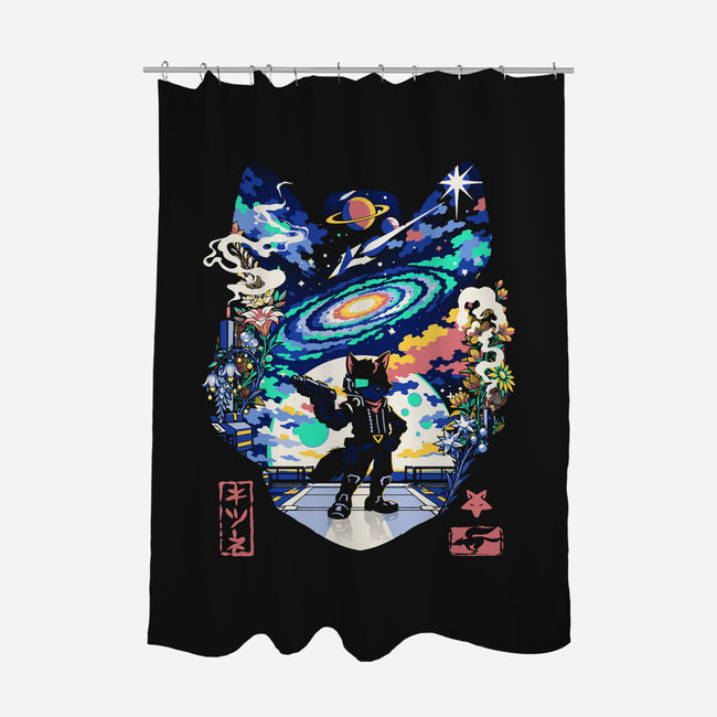 The Adventurer Fox-None-Polyester-Shower Curtain-Arinesart