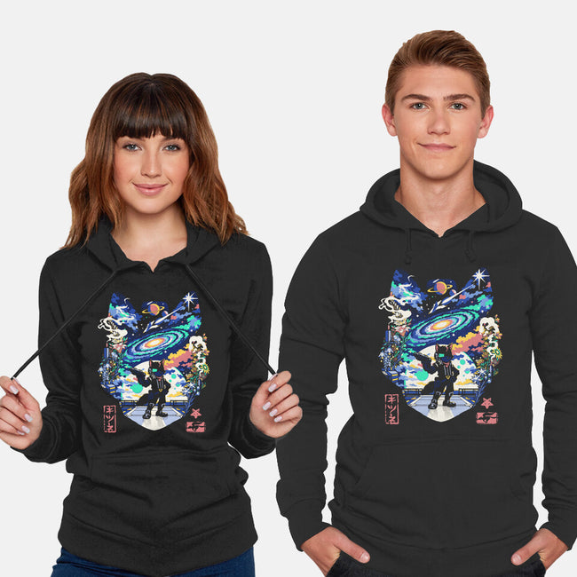 The Adventurer Fox-Unisex-Pullover-Sweatshirt-Arinesart