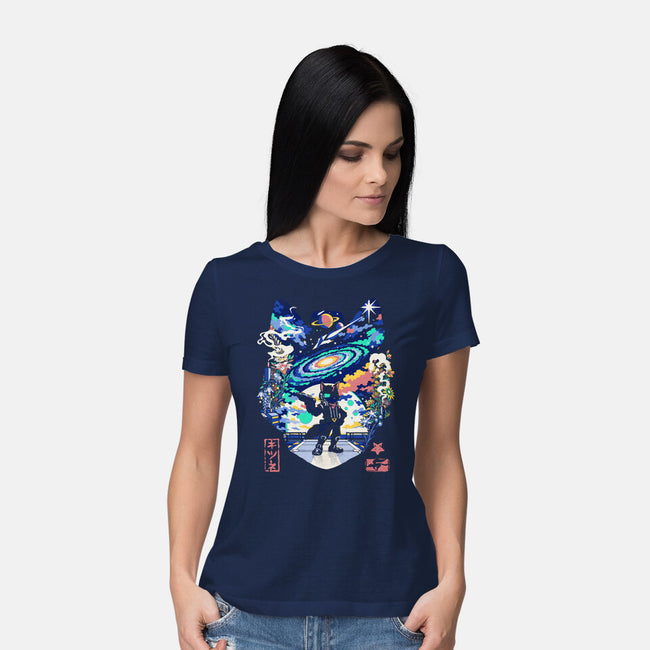 The Adventurer Fox-Womens-Basic-Tee-Arinesart