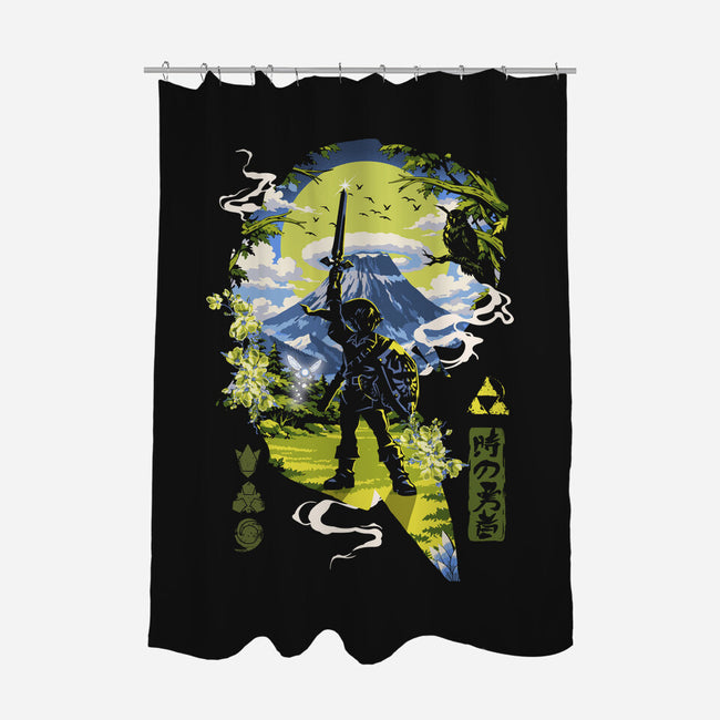 A Legendary Hero-None-Polyester-Shower Curtain-Arinesart