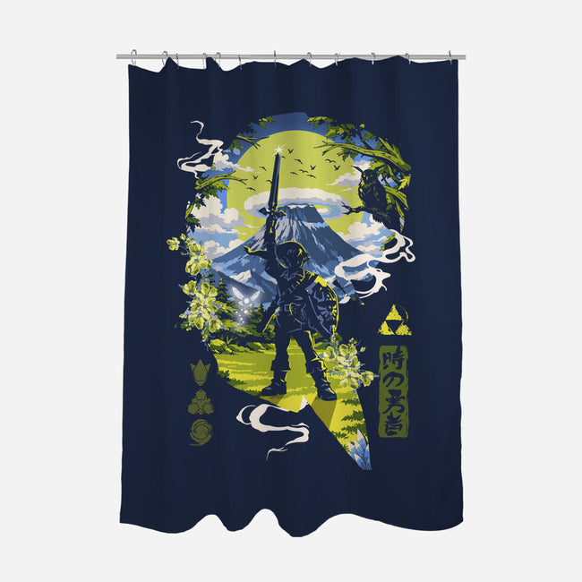 A Legendary Hero-None-Polyester-Shower Curtain-Arinesart