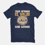 Valid But Wrong-Womens-Basic-Tee-Popnotic