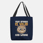 Valid But Wrong-None-Basic Tote-Bag-Popnotic