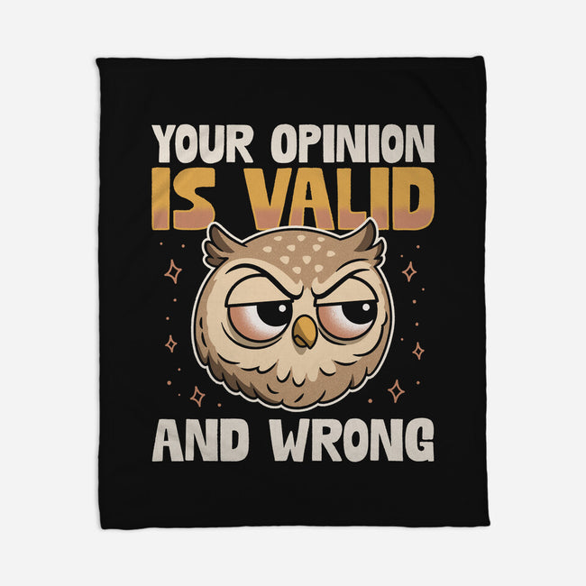 Valid But Wrong-None-Fleece-Blanket-Popnotic