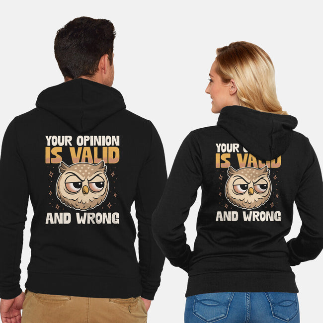 Valid But Wrong-Unisex-Zip-Up-Sweatshirt-Popnotic