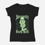 Death Rock-Womens-V-Neck-Tee-NemiMakeit