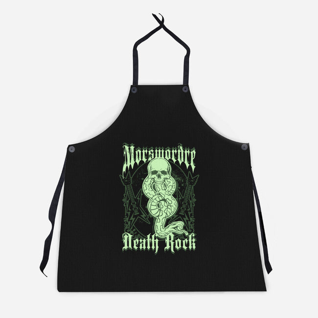 Death Rock-Unisex-Kitchen-Apron-NemiMakeit