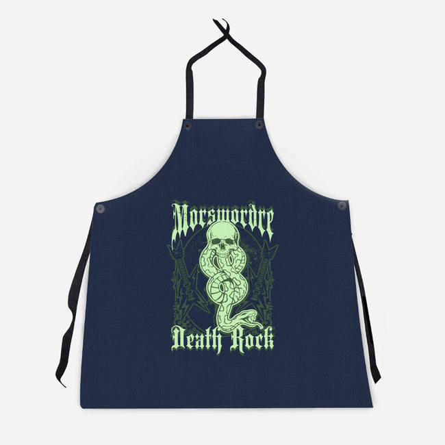 Death Rock-Unisex-Kitchen-Apron-NemiMakeit