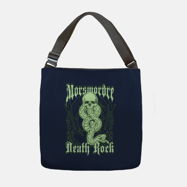 Death Rock-None-Adjustable Tote-Bag-NemiMakeit