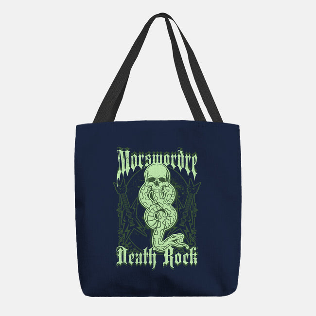 Death Rock-None-Basic Tote-Bag-NemiMakeit
