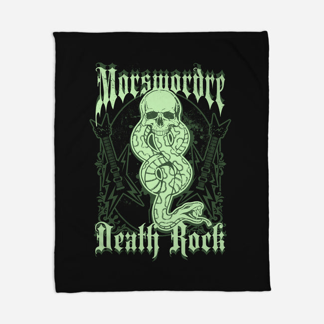 Death Rock-None-Fleece-Blanket-NemiMakeit