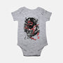 The Spider And The Symbiote Sumi-e-Baby-Basic-Onesie-DrMonekers