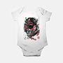 The Spider And The Symbiote Sumi-e-Baby-Basic-Onesie-DrMonekers