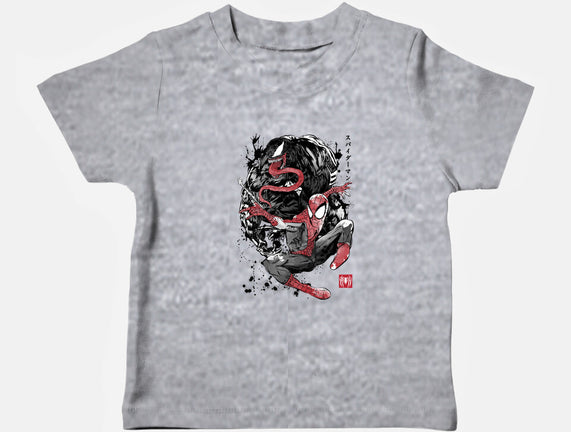 The Spider And The Symbiote Sumi-e