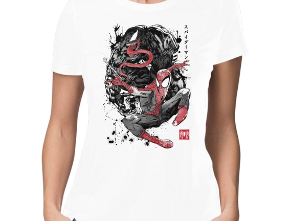 The Spider And The Symbiote Sumi-e