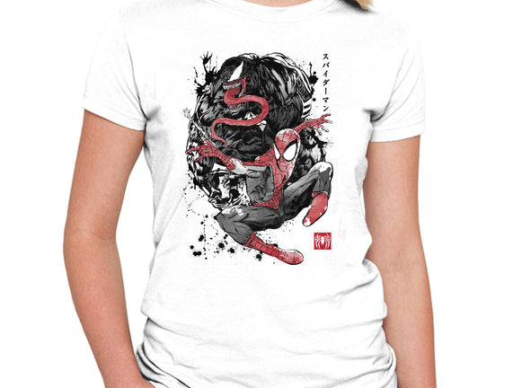 The Spider And The Symbiote Sumi-e