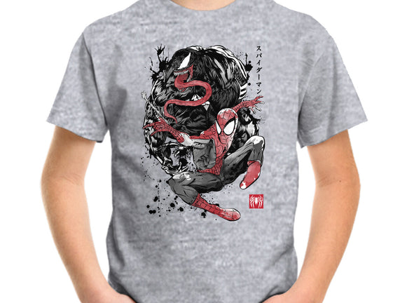 The Spider And The Symbiote Sumi-e