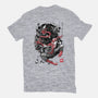 The Spider And The Symbiote Sumi-e-Unisex-Basic-Tee-DrMonekers