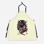 The Spider And The Symbiote Sumi-e-Unisex-Kitchen-Apron-DrMonekers