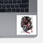 The Spider And The Symbiote Sumi-e-None-Glossy-Sticker-DrMonekers