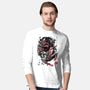The Spider And The Symbiote Sumi-e-Mens-Long Sleeved-Tee-DrMonekers